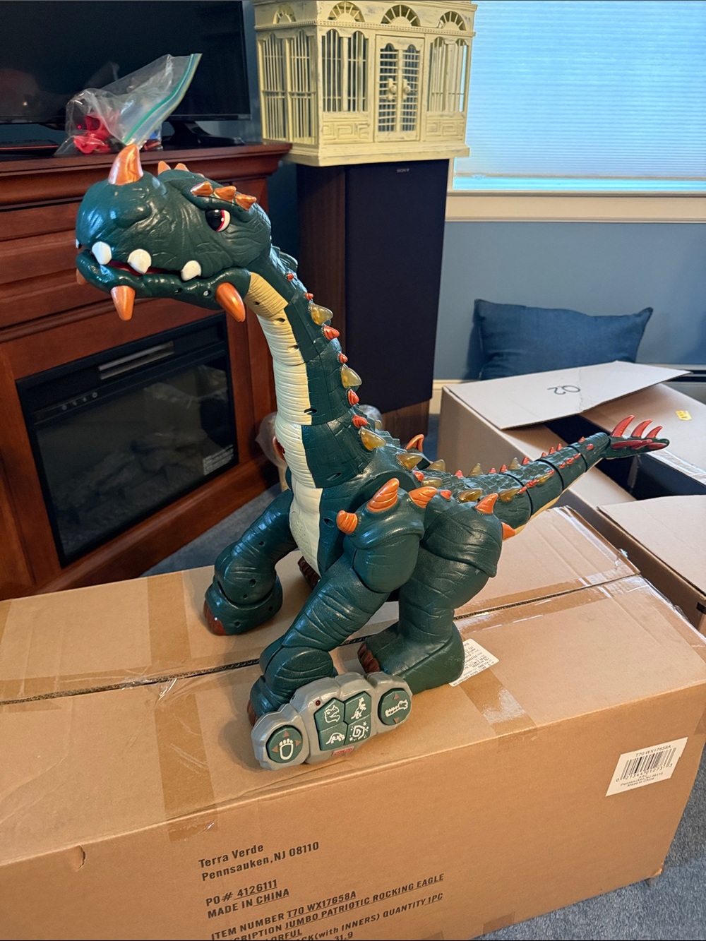 Fisher price Spike the Ultra Dinosaur with remote
